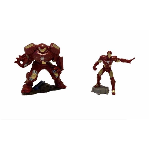 Hasbro Other - Playmation Marvel Iron Man Hulk buster Game Toys Or Cake Toppers Discontinued
